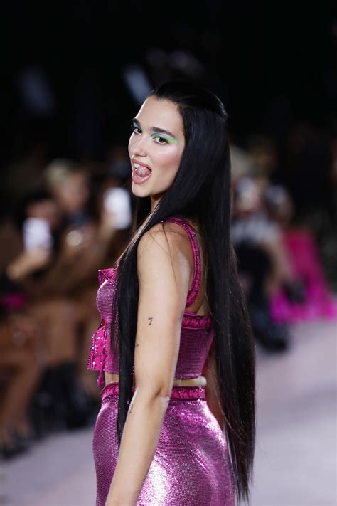 versace dua lipa vogue runway|dua lipa versace looks.